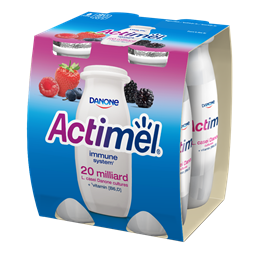 Vocni jogurt sumsko voce Actimel 4x100g