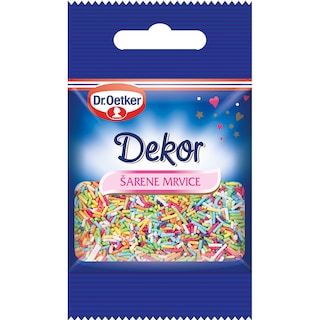 Dekorativne sarene mrvice Dr.Oetker 10g