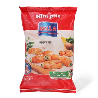 Smrz.Bella mini pita sirom/spanacem 1 kg
