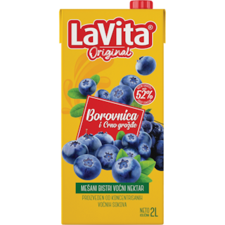 Sok borovnica nectar La Vita 2l