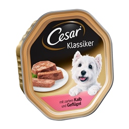 Cesar posuda Teletina i Zivina 150g