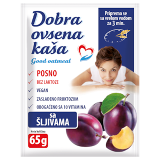 Dobra ovsena kasa sljiva 65g