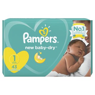 Pelene Pampers new born 43 kom