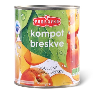 Kompot breskva Podravka 820g