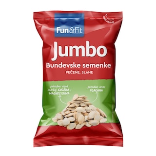 Bundevsko seme peceno slano Jumbo 150g