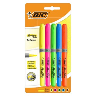Signir grip asort BIC 1/5 blister