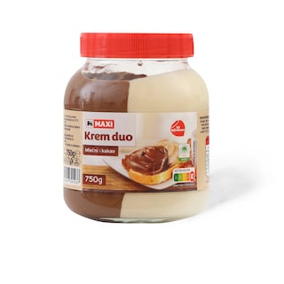 Krem duo mlecni i kakao Maxi 750g
