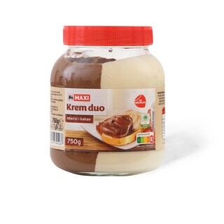 Krem duo mlecni i kakao Maxi 750g