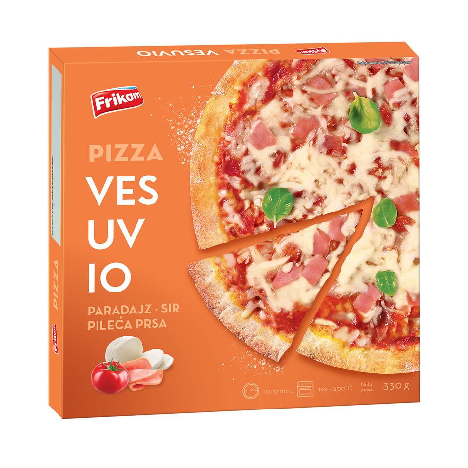 Smrznuta pizza vesuvio 330g Frikom