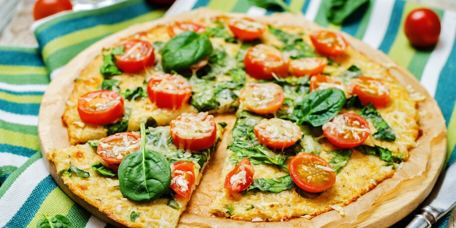 Pica sa spanaćem i čeri pardajzom