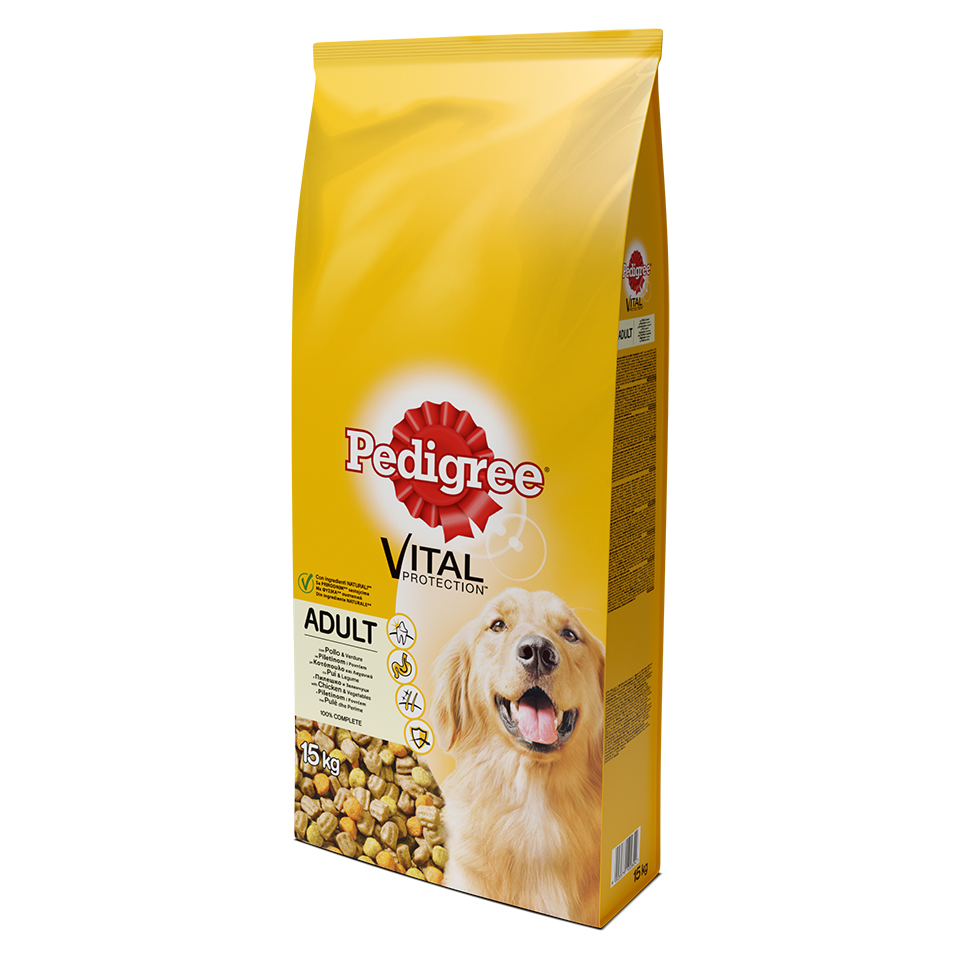 Hr./psi/brik.Adult/ziv.&pir.Pedigree15kg