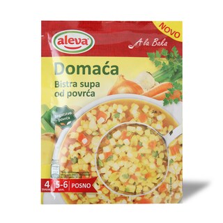 Domaca bistra supa od povrca Aleva 45g