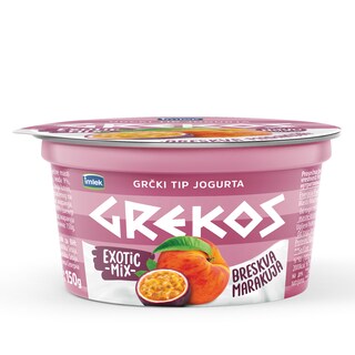 Vocni jogurt breskva marak.Grekos 150g