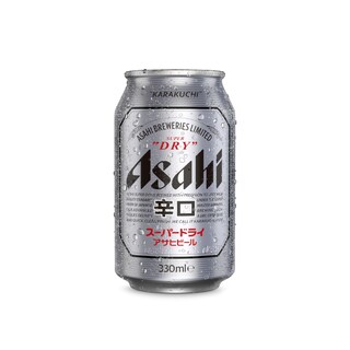 Pivo svetlo Asahi limenka 0.33l