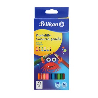 Drvene bojce 1/12 Pelikan trouglaste
