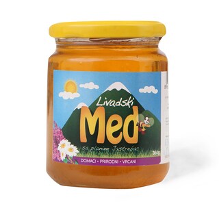Livadski med 350g
