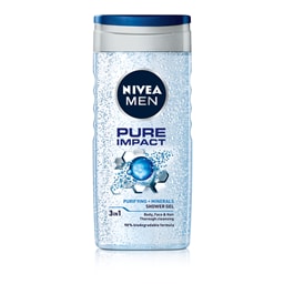 Gel/tusir.Pure Impact men Nivea 250ml