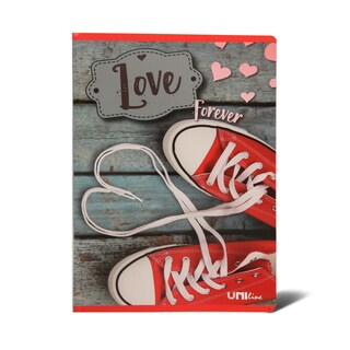 Sveska A5 cista 52L klasika 80g uni line