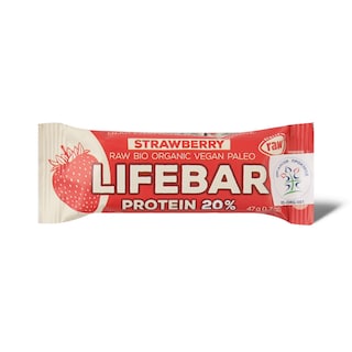 Organski Lifebar protein jagoda 47g