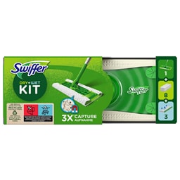 Set Mop drska+dopune(8dry+3wet) Swiffer