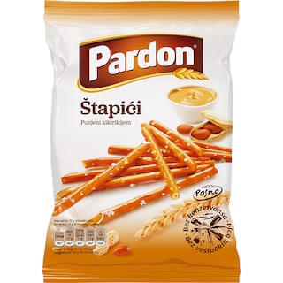 Stapici punjeni kikirikijem Pardon 120g