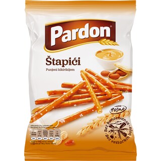 Stapici punjeni kikirikijem Pardon 120g