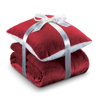 Dormeo Warm hug set 2021 crvena 130x190