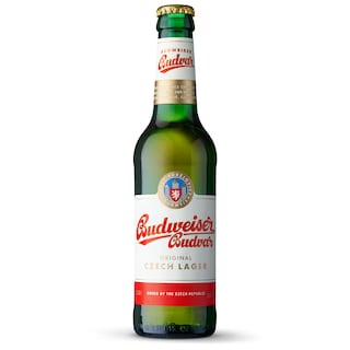 Pivo svetlo Budweiser flasica 0,33l