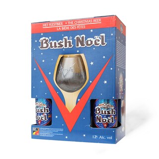 Pivo Bush Noel 4x0.33l+casa