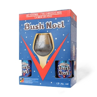 Pivo Bush Noel 4x0.33l+casa
