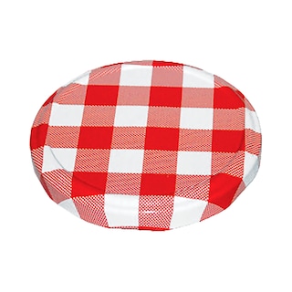 Poklopci za tegle 10/1 karirani 82mm