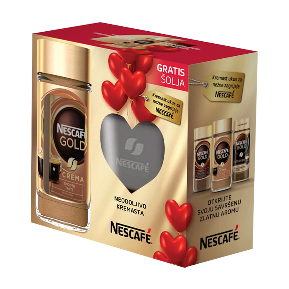 Nescafe Gold Crema 200g + solja gratis