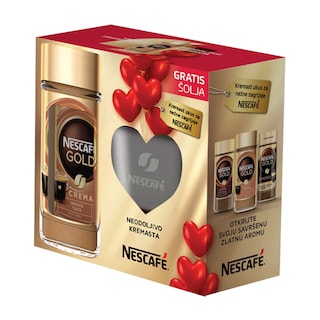 Nescafe Gold Crema 200g + solja gratis