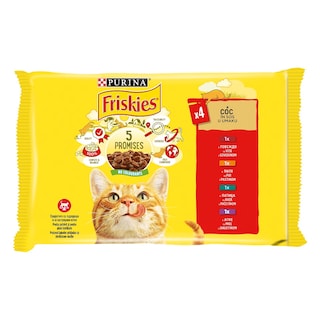 Preliv za macke Friskies meso 4x85g