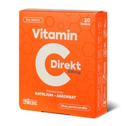 Vitamin C Direkt 500 mg 20 kesica