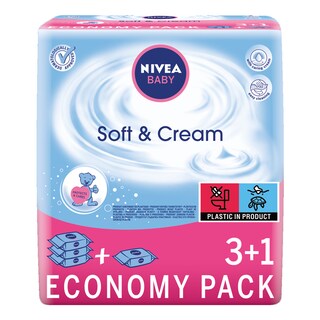 Maramice Nivea Baby Soft&Care 3+1gratis