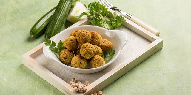 Vegeterijanske ćufte od tikvica i leblebija