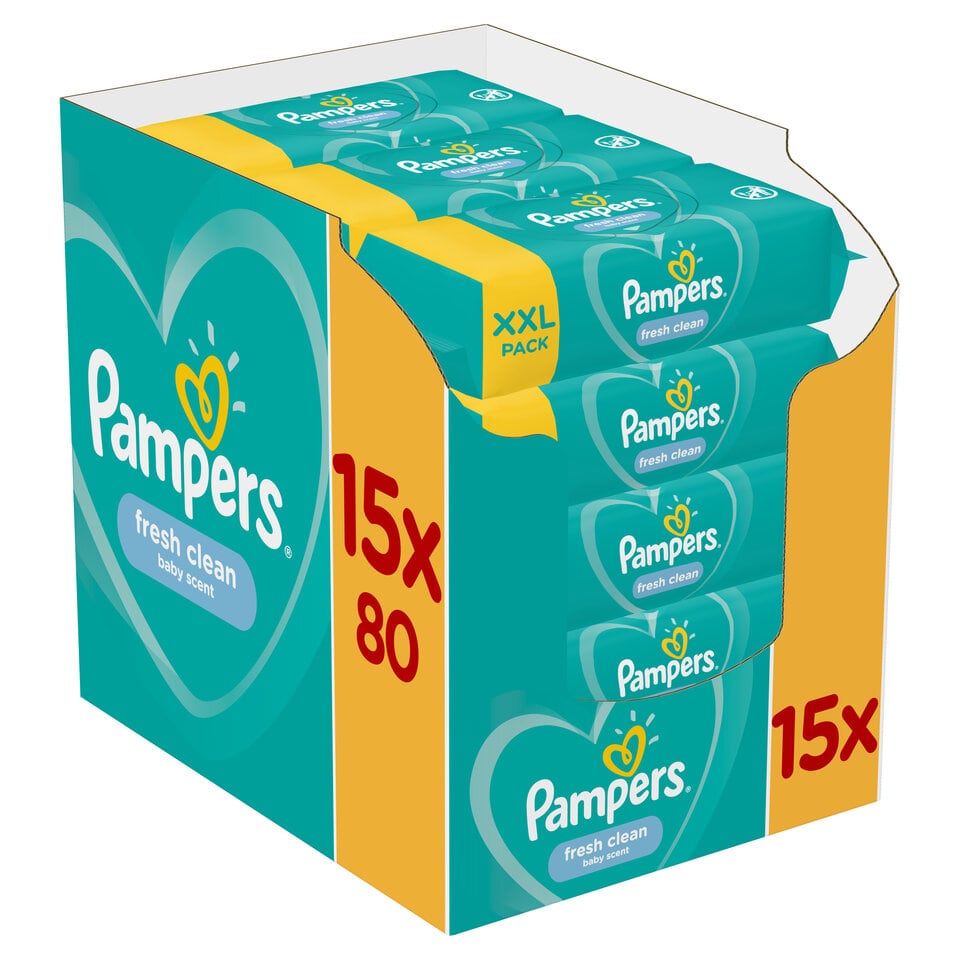 Vlazne maramice Pampers Fresh 15x80 kom