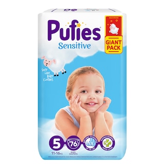 Pelene Pufies,5 big pack Junior >11kg,76