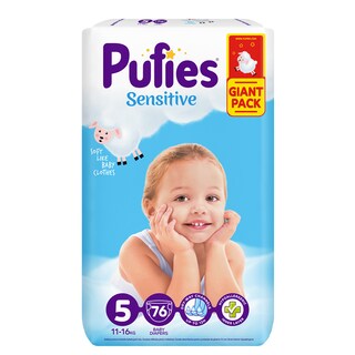 Pelene Pufies,5 big pack Junior >11kg,76