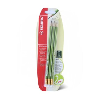 Olovke grafit.sa gumicom Greengraph 3/1