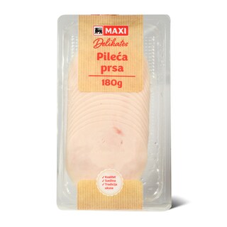 Pileca prsa slajs Maxi 180g 