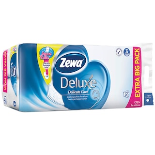 Toalet papir deluxe Pure white Zewa 20