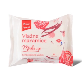Vlazne maramice Premia make up 25/1