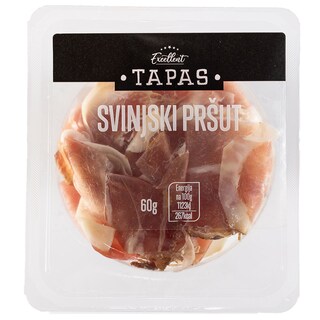 Tapas svinjski prsut slajs EX 60g