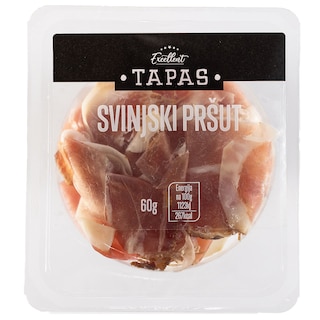 Tapas svinjski prsut slajs EX 60g