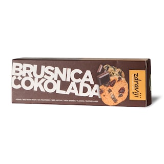 Keks brusnica cokolada Sweet family 120g