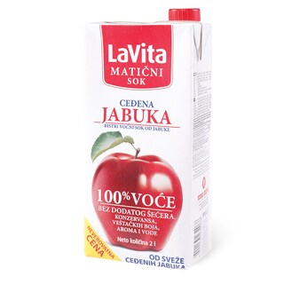 Sok jabuka 100% La Vita 2l