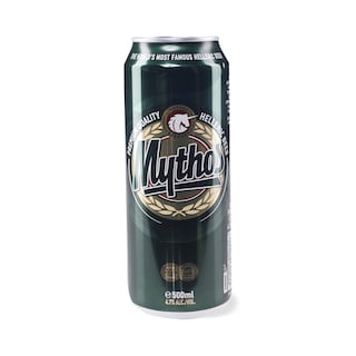 Pivo svetlo Mythos limenka 0.5l