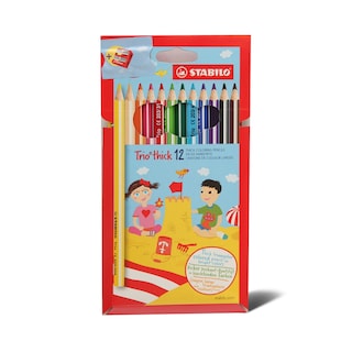 Bojice drvene Trio Jumbo Stabilo 12/1